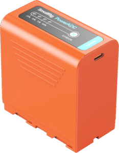 SMALLRIG 4972 NP-F970 USB-C Rechargeable Camera Battery Orange