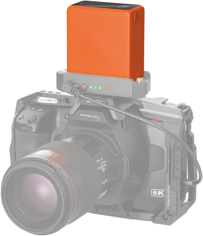 SMALLRIG 4576 Camera Battery USB-C Rechargeable NP-F970 Orange