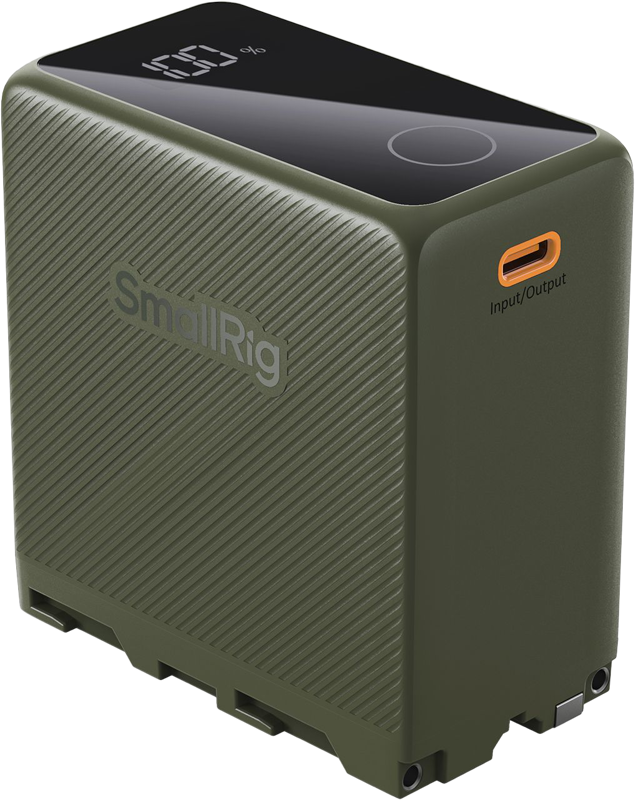 SMALLRIG 4577 Camera Battery USB-C Rechargeable NP-F970 Green