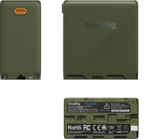 SMALLRIG 4577 Camera Battery USB-C Rechargeable NP-F970 Green