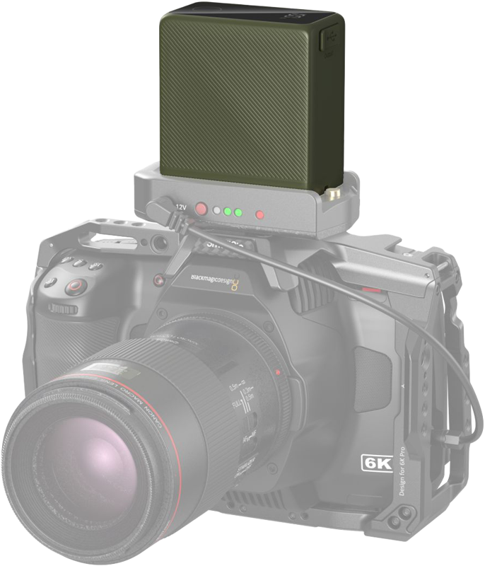 SMALLRIG 4577 Camera Battery USB-C Rechargeable NP-F970 Green