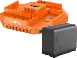 SMALLRIG 4834 NP-F970 4-Channel Camera Battery Charger & 4-Battery Kit