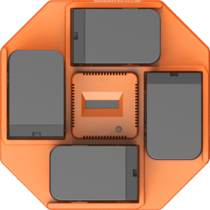 SMALLRIG 4834 NP-F970 4-Channel Camera Battery Charger & 4-Battery Kit