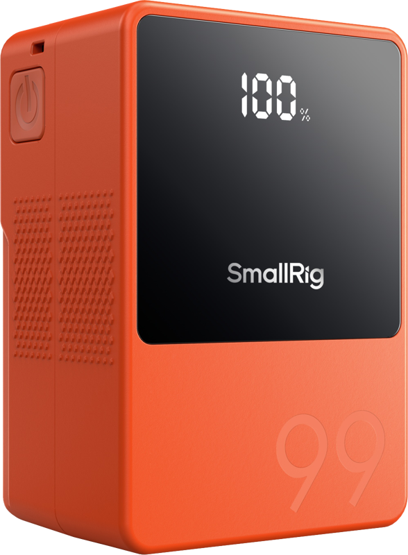 SMALLRIG 4929 V-Mount Battery Mini VB99 (Orange)