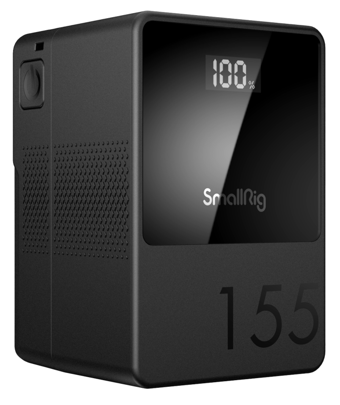 About 70% of the size of a normal V-mount battery