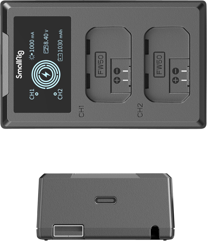 SMALLRIG 4081 Battery Charger For NP-FW50 Batteries