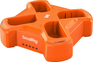 this charger features four LP-E6 charging ports