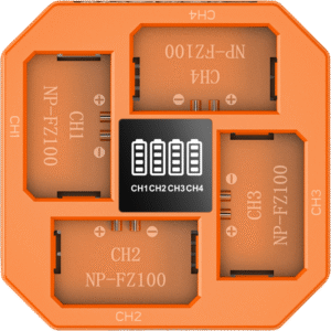SMALLRIG 4839 NP-FZ100 4-Channel Camera Battery Charger
