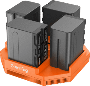 SMALLRIG 4837 NP-F 4-Channel Camera Battery Charger