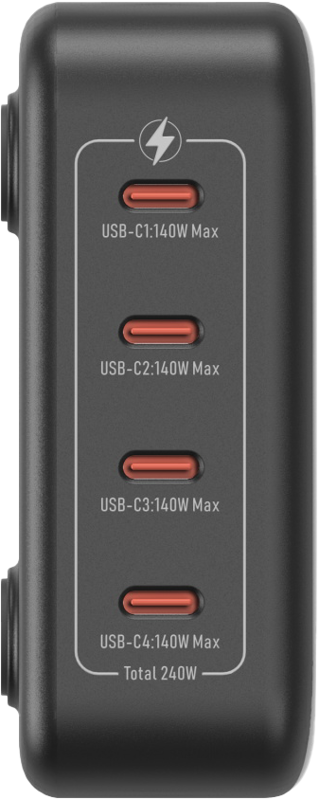 SMALLRIG 4752 240W 4-Port PD Power Adapter