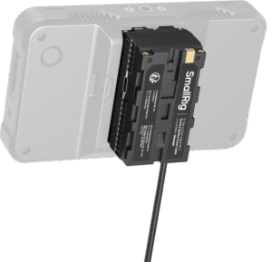 SMALLRIG 4884 D-Tap to Dual-Sided NP-F Dummy Battery Power Cable