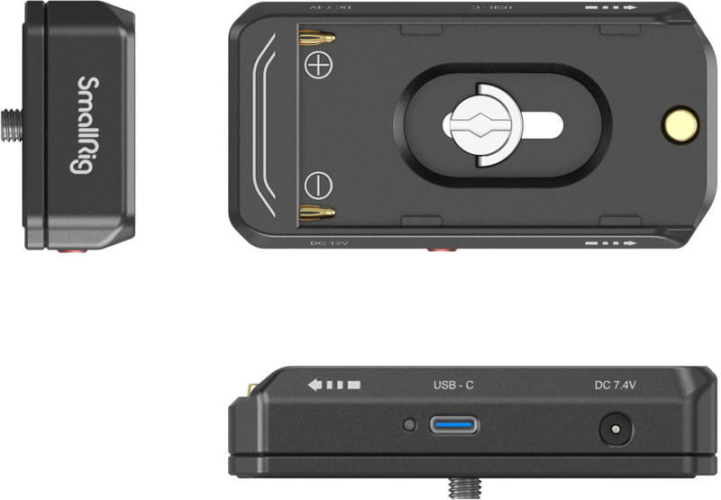 SMALLRIG 4340 NP-F Battery Adapter Mount Plate Kit for Canon EOS R5/R5C and BMPCC 4K/6K/6K Pro