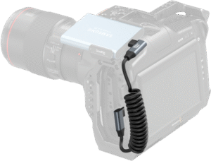 SMALLRIG 4793 USB-C Angled to USB-C Angled Coiled Data Cable