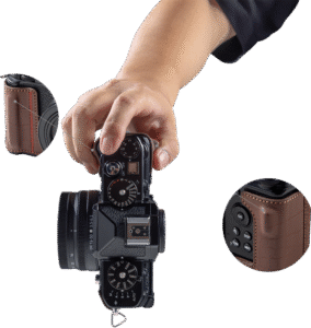 SMALLRIG 5096 Leather Case Kit for Nikon Z f Brown