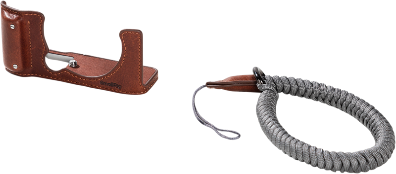 SMALLRIG 4880 Camera Leather Half Case Kit for FUJIFILM X-M5 Brown