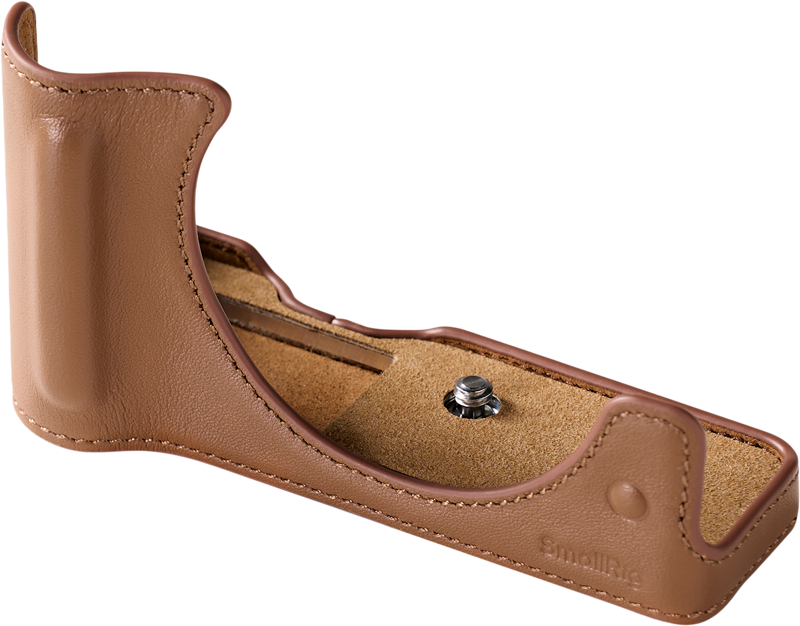 SMALLRIG 5432 Leather Half Case Kit for Canon EOS R50 V Brown