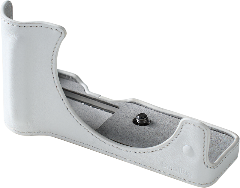 SMALLRIG 5431 Leather Half Case Kit for Canon EOS R50 V White