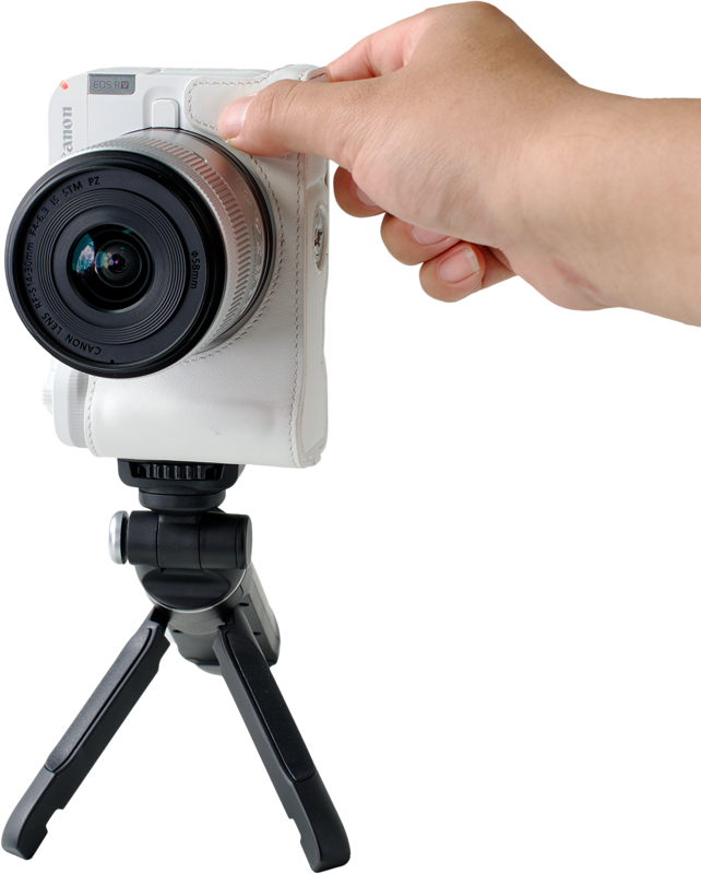 SMALLRIG 5431 Leather Half Case Kit for Canon EOS R50 V White