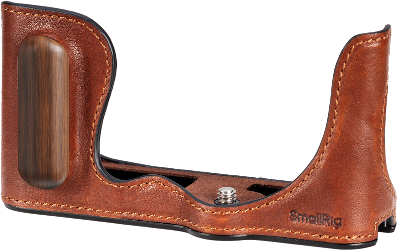 Designed to protect the camera while enhancing its vintage charm and grip. Built-in wooden grip for increased finger gripping strength. The durable and breathable top-grain leather material of the half case enriches the camera's retro aesthetics and feel