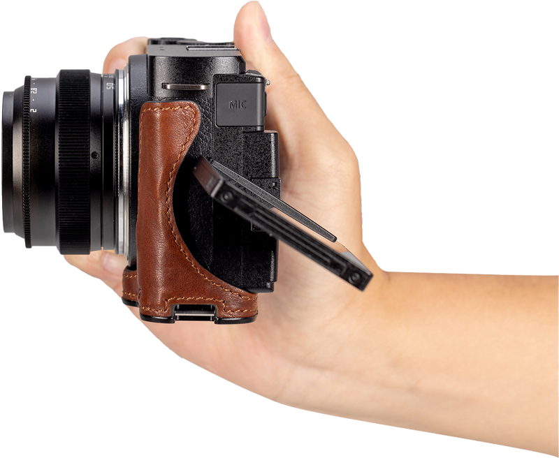 SMALLRIG 4703 Leather Half case for Panasonic Lumix S9