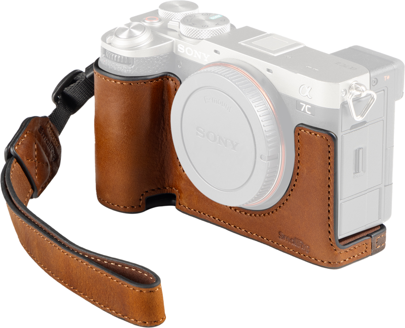 SMALLRIG 5015 Camera Leather Case Kit for Sony Alpha 7C II / Alpha 7CR