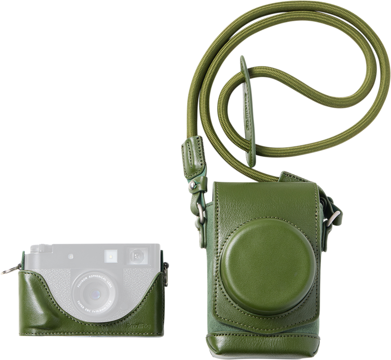 SMALLRIG 5220 Leather Case Kit for FUJIFILM X half Green