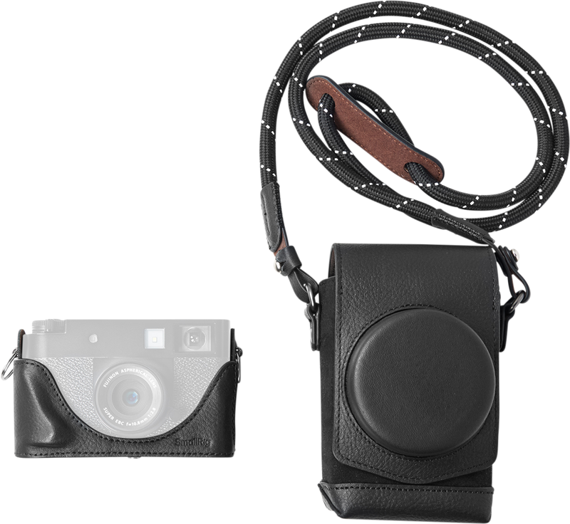 SMALLRIG 5219 Leather Case Kit for FUJIFILM X half Black