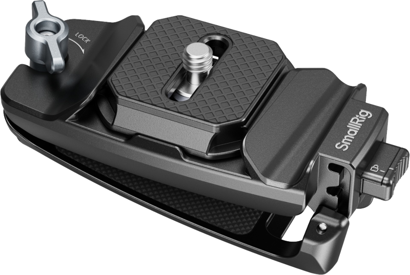 SMALLRIG 5053 Camera Clip with Quick Release Mount Plate Kit