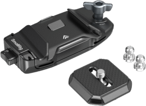 SMALLRIG 5053 Camera Clip with Quick Release Mount Plate Kit