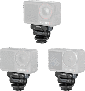 SMALLRIG 5436 Quick Release Support for DJI Osmo Action 5 Pro / 4 / 3 with Cold Shoe Adapter
