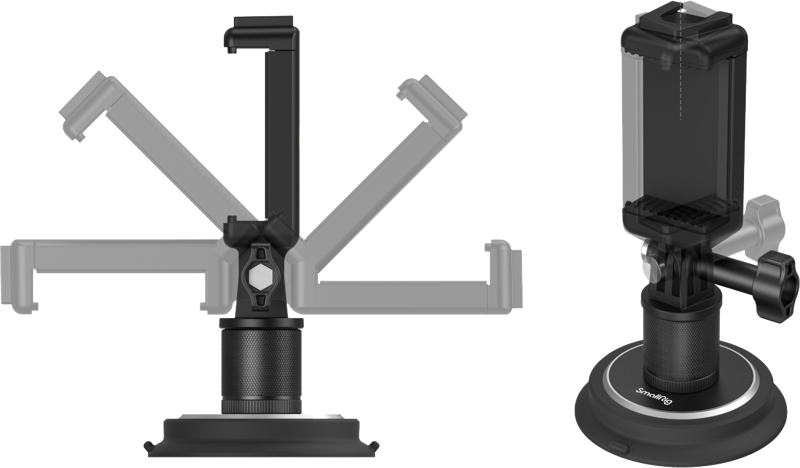 SMALLRIG 4347 Suction Cup Mounting Support for Action Cameras