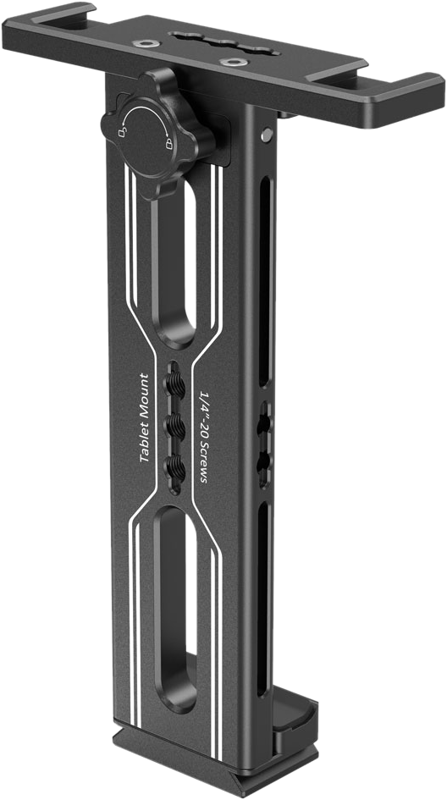 Designed to make it easier to mount an iPad or tablet. It’s compatible with iPad from 7.9” to 12.9” or other tablets with a similar size