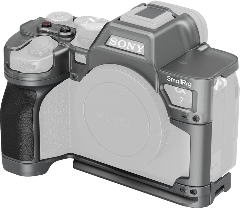 Engineered to provide comprehensive protection and swift tripod mounting. This cage safeguards your Sony Alpha 7 IV with precision-molded coverage that shields edges while maintaining full camera access.