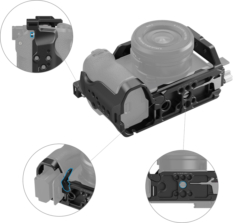 SMALLRIG 4336 Cage Kit for Sony A6700