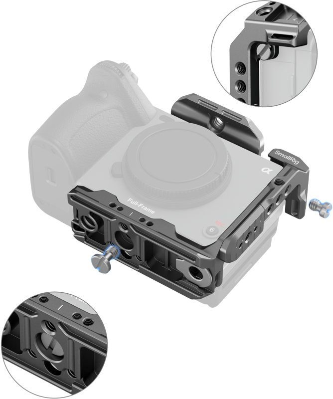 SMALLRIG 4772 HawkLock Quick Release Half Cage for Sony FX3 / FX30