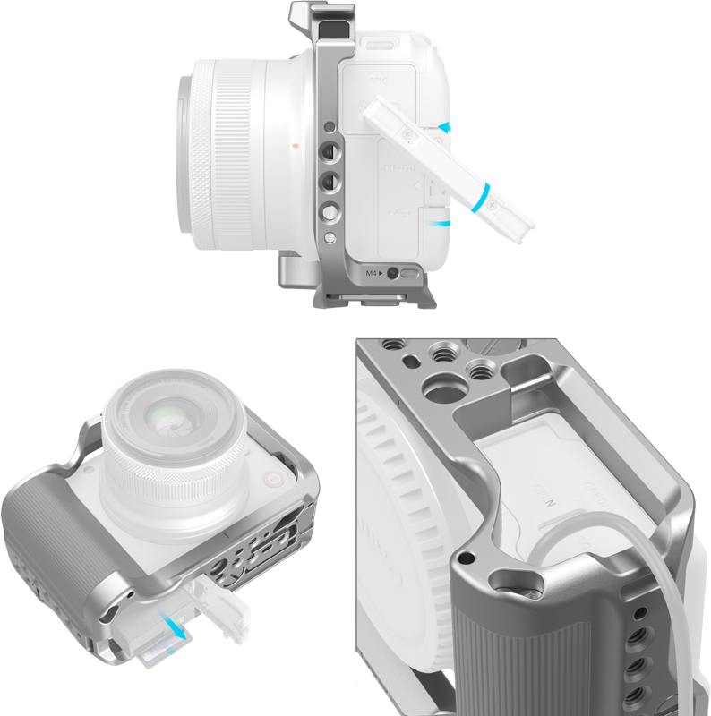 SMALLRIG 5428 Cage for Canon EOS R50 V Silver