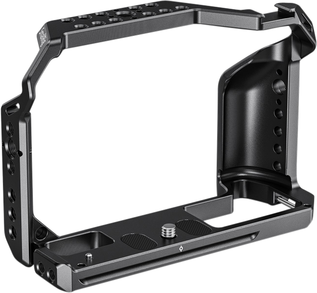 accessory mounts and a comfort grip for Fujifilm X-T4 camera.
