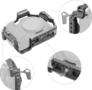 SMALLRIG 4977 HawkLock Quick Release Cage for Canon EOS R5 Mark II