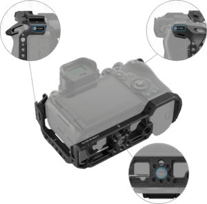 SMALLRIG 4161 Camera Cage Black Mamba for Canon EOS R6 MII