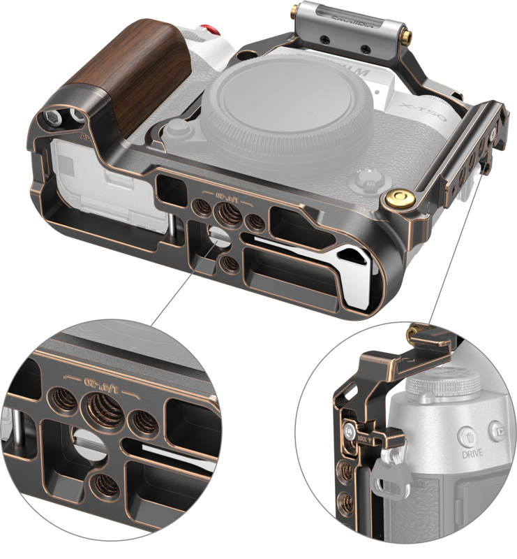 SMALLRIG 4714 Retro Cage for FUJIFILM X-T50