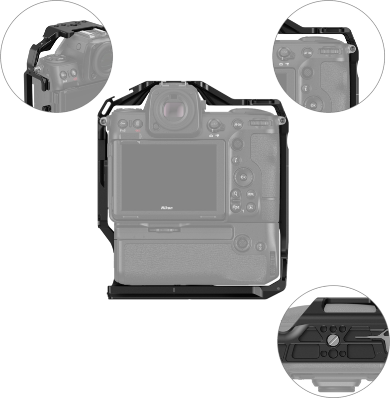 SMALLRIG 3982 Cage for Nikon Z 8 with MB-N12 Battery Grip