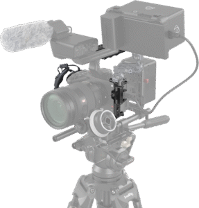 a XLR handle extension rig and a hand strap