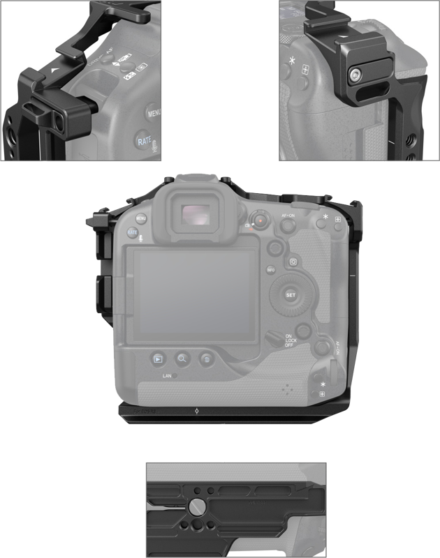 SMALLRIG 3884 Cage For Canon EOS R3