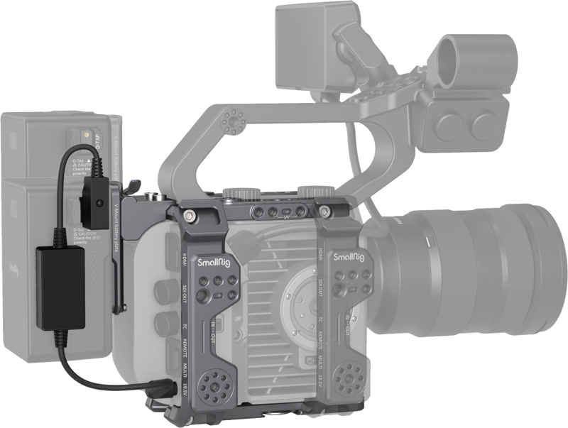 a V-mount battery plate