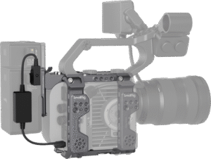 a V-mount battery plate