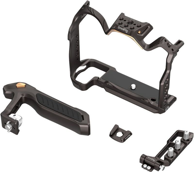 and expand the interface with a variety of accessories. The kit includes a cage