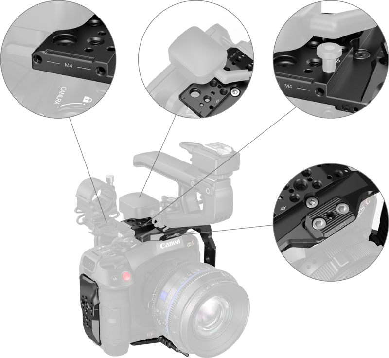 SMALLRIG 5136 Cage Kit for Canon EOS C80