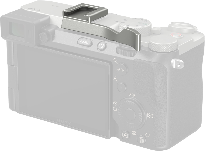 SMALLRIG 4818 Thumb Grip for Sony Alpha 7C II / Alpha 7CR / Alpha 7C Silver