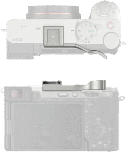 SMALLRIG 4818 Thumb Grip for Sony Alpha 7C II / Alpha 7CR / Alpha 7C Silver