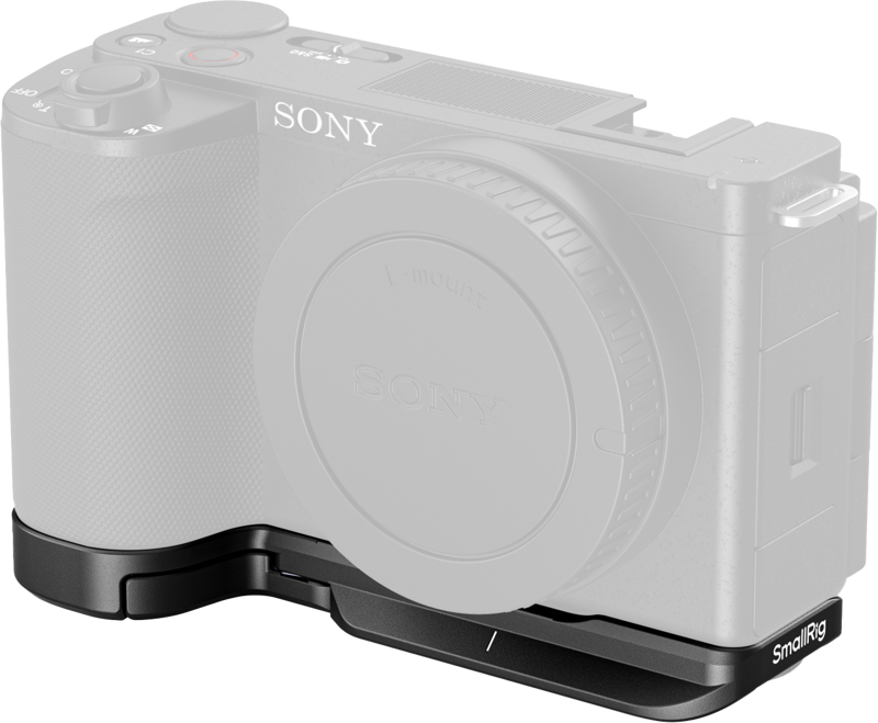 Designed to enhance grip comfort and protect the camera's bottom. It mounts to the camera's bottom with a 1/4"-20 screw while the built-in protective padding prevents scratches on the camera and deviation. The battery compartment features a hinged door that conforms better to the curves of the camera body